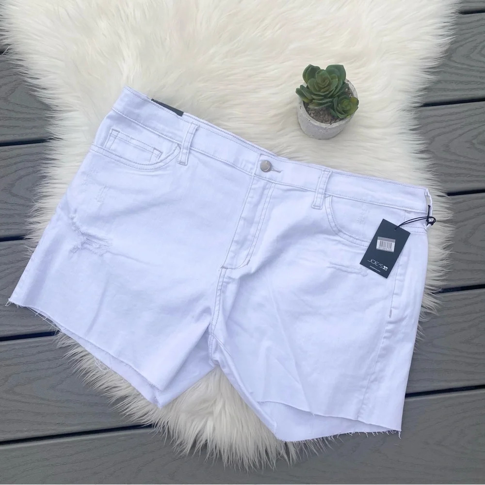 Joe’s Jeans White Denim Shorts